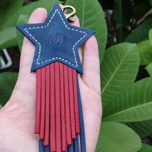 Portland Leather Goods Austin exclusive Star keychain flair